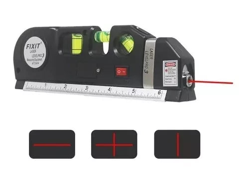 Nivel Laser 3 Burbujas Cinta Metrica